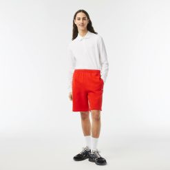 Pantalons & Shorts | LACOSTE Short Jogger Homme Lacoste En Molleton De Coton