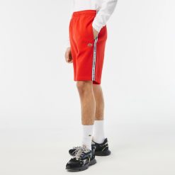 Pantalons & Shorts | LACOSTE Short Jogger Homme Lacoste En Molleton De Coton