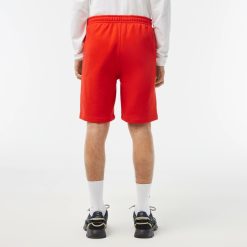 Pantalons & Shorts | LACOSTE Short Jogger Homme Lacoste En Molleton De Coton