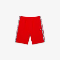 Pantalons & Shorts | LACOSTE Short Jogger Homme Lacoste En Molleton De Coton