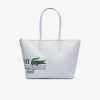 Sacs A Main & Cabas | LACOSTE Grand Sac Cabas Edition Roland Garros En Toile