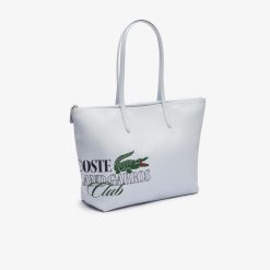 Sacs A Main & Cabas | LACOSTE Grand Sac Cabas Edition Roland Garros En Toile