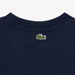 Vetements Garcon | LACOSTE T-Shirt Avec Imprime Sigle En Jersey De Coton