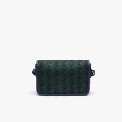 Sacs A Bandouliere | LACOSTE Sacoche A Rabat Heritage Jacquard Monogramme