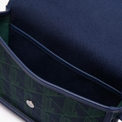 Sacs A Bandouliere | LACOSTE Sacoche A Rabat Heritage Jacquard Monogramme