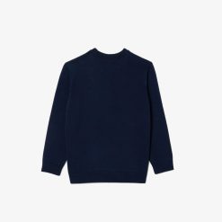 Vetements Fille | LACOSTE Pull En Jersey De Coton Et Laine Merinos