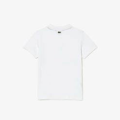 Vetements Garcon | LACOSTE T-Shirt Avec Imprime Sigle En Jersey De Coton