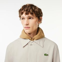 Manteaux & Vestes | LACOSTE Trench Leger Deperlant En Twill De Coton