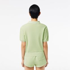 Polos | LACOSTE Polo En Petit Pique De Coton Teinture Naturelle