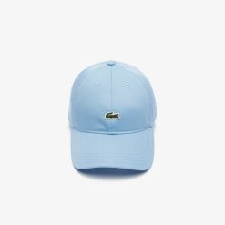 Chapeaux & Casquettes | LACOSTE Casquette Unie Unie Lacoste En Twill De Coton Biologique