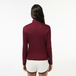 T-Shirts | LACOSTE Col Roule A Manches Longues En Coton Uni