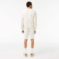 Pantalons & Shorts | LACOSTE Bermuda Slim Fit Uni En Coton Stretch