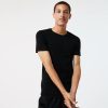 Sous-Vetements & Vetements D'Interieur | LACOSTE Lot De 3 T-Shirts D'Interieurs A Col Rond En Coton Uni