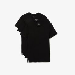 Sous-Vetements & Vetements D'Interieur | LACOSTE Lot De 3 T-Shirts D'Interieurs A Col Rond En Coton Uni