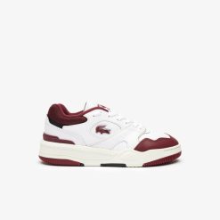 Sneakers | LACOSTE Sneakers Lineshot Femme En Cuir Talon Sigle