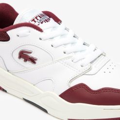 Sneakers | LACOSTE Sneakers Lineshot Femme En Cuir Talon Sigle