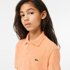 Vetements Fille | LACOSTE Polo En Coton Eponge