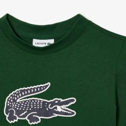 Vetements Garcon | LACOSTE T-Shirt Avec Imprime Sigle En Jersey De Coton