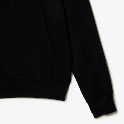 Sweatshirts | LACOSTE Sweatshirt Jogger A Col Rond En Coton Melange Avec Poche Kangourou