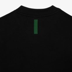 Sweatshirts | LACOSTE Sweatshirt Jogger A Col Rond En Coton Melange Avec Poche Kangourou