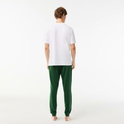 Sous-Vetements & Vetements D'Interieur | LACOSTE Ensemble De Pyjama Avec Pantalon Sigle Contraste