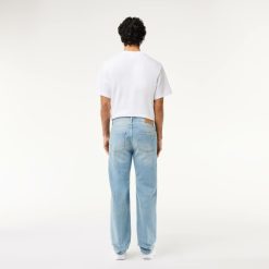 Pantalons & Shorts | LACOSTE Jean 5 Poches Straight Fit Indigo