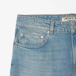 Pantalons & Shorts | LACOSTE Jean 5 Poches Straight Fit Indigo