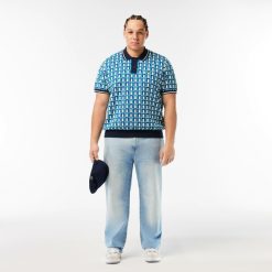 Pantalons & Shorts | LACOSTE Jean 5 Poches Straight Fit Indigo