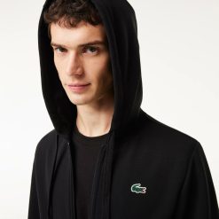 Vetements De Sport | LACOSTE Sweatshirt A Capuche Lacoste Sport Avec Empiecements En Mesh