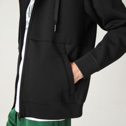 Vetements De Sport | LACOSTE Sweatshirt A Capuche Lacoste Sport Avec Empiecements En Mesh