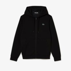 Vetements De Sport | LACOSTE Sweatshirt A Capuche Lacoste Sport Avec Empiecements En Mesh