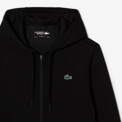 Vetements De Sport | LACOSTE Sweatshirt A Capuche Lacoste Sport Avec Empiecements En Mesh