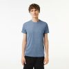 T-Shirts | LACOSTE T-Shirt Col Rond En Jersey De Coton Pima Uni