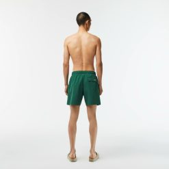 Maillots De Bain | LACOSTE Short De Bain Homme Lacoste Quick Dry Avec Son Sac De Voyage