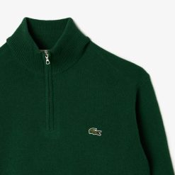 Pullovers | LACOSTE Pull Camionneur En Laine Unie