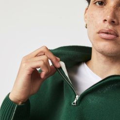 Pullovers | LACOSTE Pull Camionneur En Laine Unie