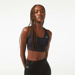 Brassieres & Leggings | LACOSTE Brassiere Femme Lacoste Sport A Bretelles Croisees