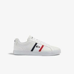 Sneakers | LACOSTE Sneakers Lerond Pro Homme Lacoste En Cuir Tricolores