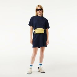 Robes & Jupes | LACOSTE Robe T-Shirt Oversize Broderie Tennis