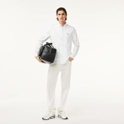 Chemises | LACOSTE Chemise Regular Fit En Coton Premium Uni