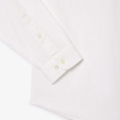 Chemises | LACOSTE Chemise Regular Fit En Coton Premium Uni