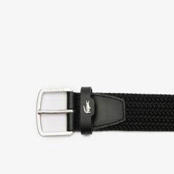 Ceintures | LACOSTE Ceinture Tressee En Sangle Elastique