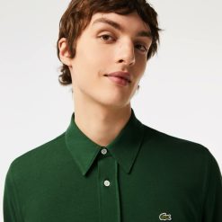 Chemises | LACOSTE Chemise Homme Lacoste Slim Fit En Pique De Coton