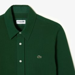 Chemises | LACOSTE Chemise Homme Lacoste Slim Fit En Pique De Coton