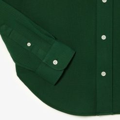 Chemises | LACOSTE Chemise Homme Lacoste Slim Fit En Pique De Coton