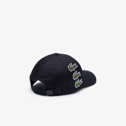 Chapeaux & Casquettes | LACOSTE Casquette Avec Badges Iconiques En Coton