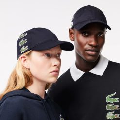 Chapeaux & Casquettes | LACOSTE Casquette Avec Badges Iconiques En Coton