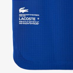 Vetements De Sport | LACOSTE Short A Carreaux Homme Lacoste Sport En Mesh Extensible