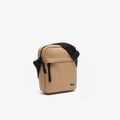 Sacs A Main & Cabas | LACOSTE Sacoche Zippee Unie Lacoste Avec Poche Sur Le Devant