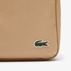 Sacs A Main & Cabas | LACOSTE Sacoche Zippee Unie Lacoste Avec Poche Sur Le Devant